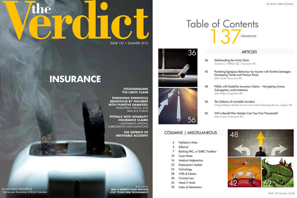 The Verdict, Issue 137 / Summer 2013