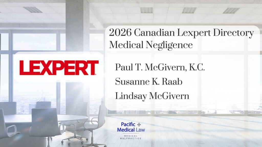 Paul McGivern KC, Susanne Raab and Lindsay McGivern Recognized in 2026 Canadian Legal Lexpert® Directory