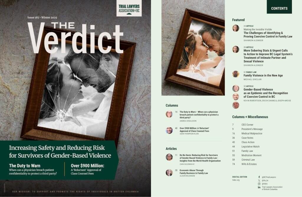 The Verdict Winter 2025