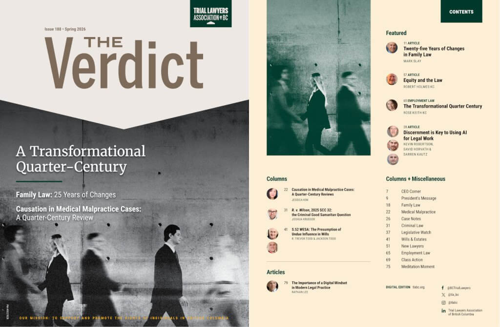 The Verdict Spring 2026