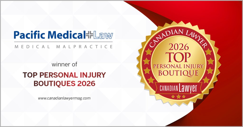 Canadian Lawyer Top Personal Injury Boutique 2026 Winner Card Pacific Medical Law Canadian Lawyer Top Personal Injury Boutique 2026 Winner Card Pacific Medical Law